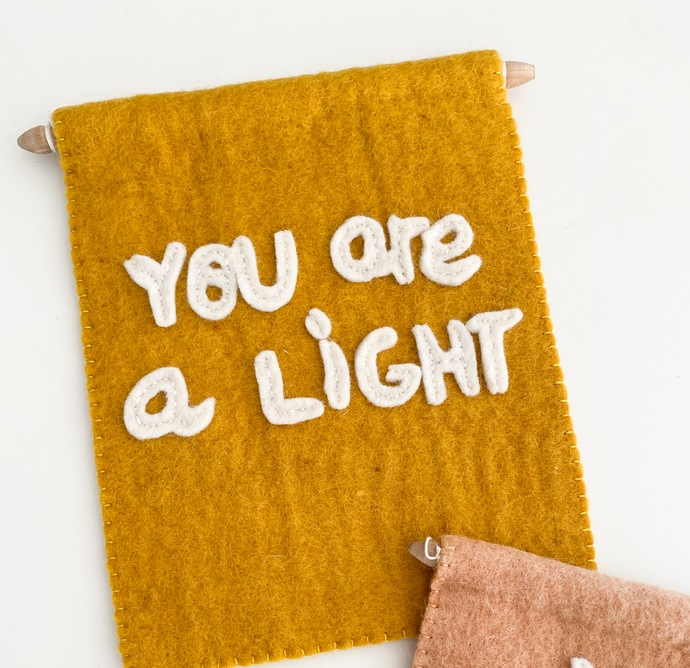You Are A Light Bunting Flag